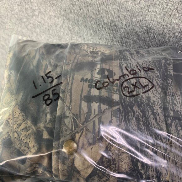 Vintage Columbia Camo Real Tree Jacket Mossy Oak Hunting Outdoor Jacket Sz 2XL T - Picture 12 of 12